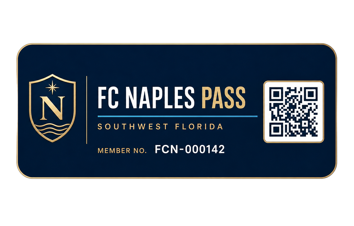 FC Naples Pass — wallet card